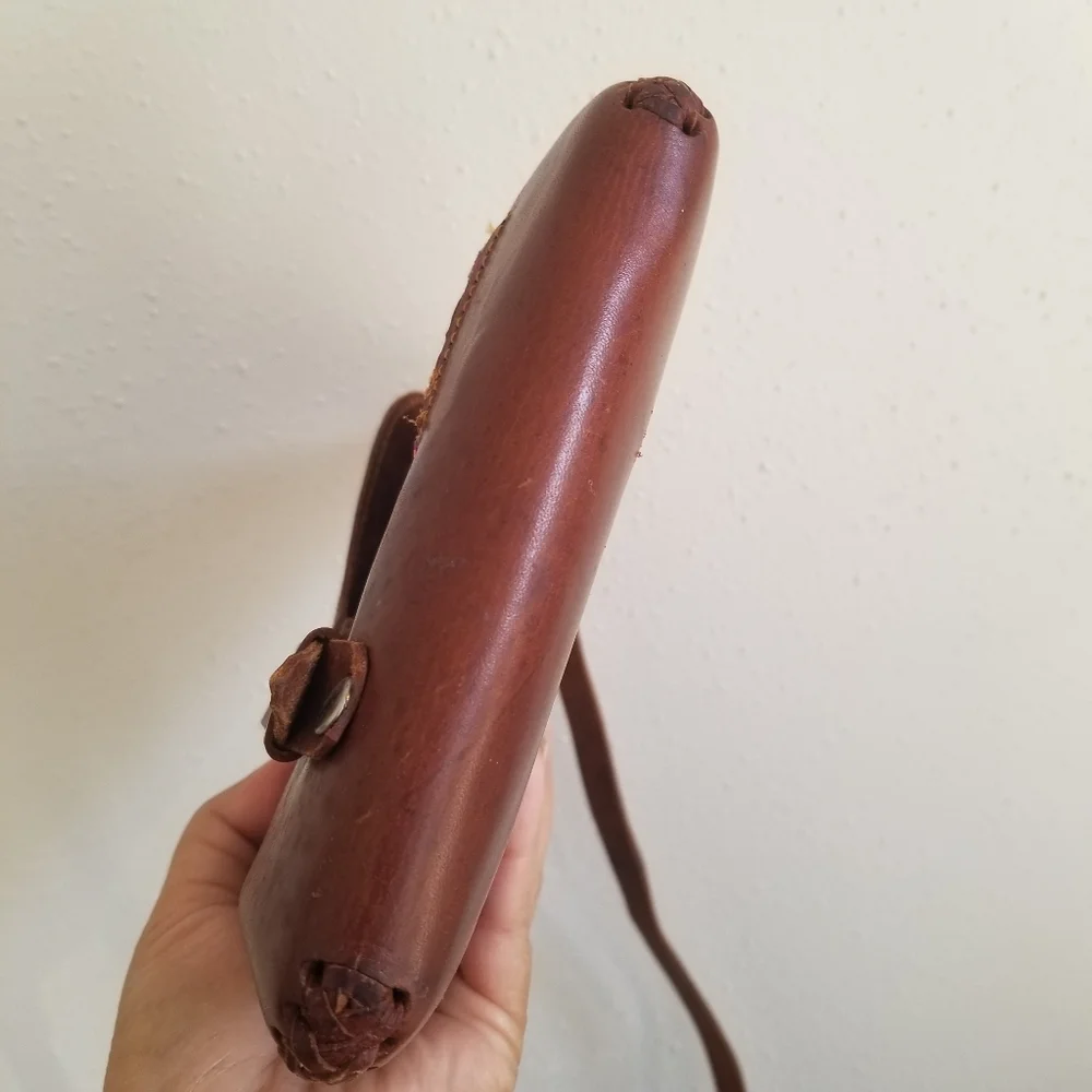 Vintage Handmade Boho Leather Boho Crossbody Southern Style Cowgirl Vibe - Picture 6 of 15